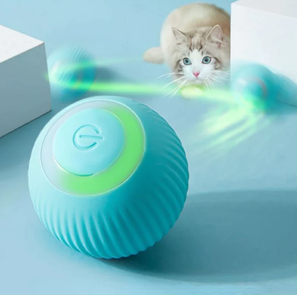 Smart Auto-Rolling Interactive Cat Toy