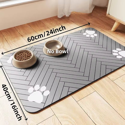 Pet Placemat for Food and Water Bowl