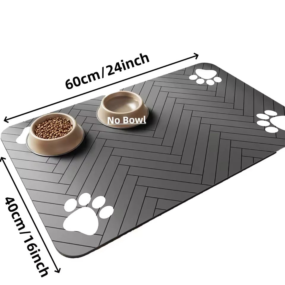 Pet Placemat for Food and Water Bowl