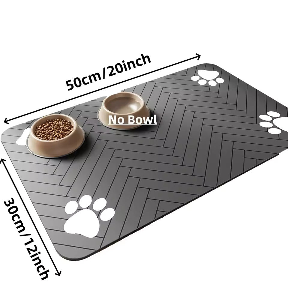 Pet Placemat for Food and Water Bowl