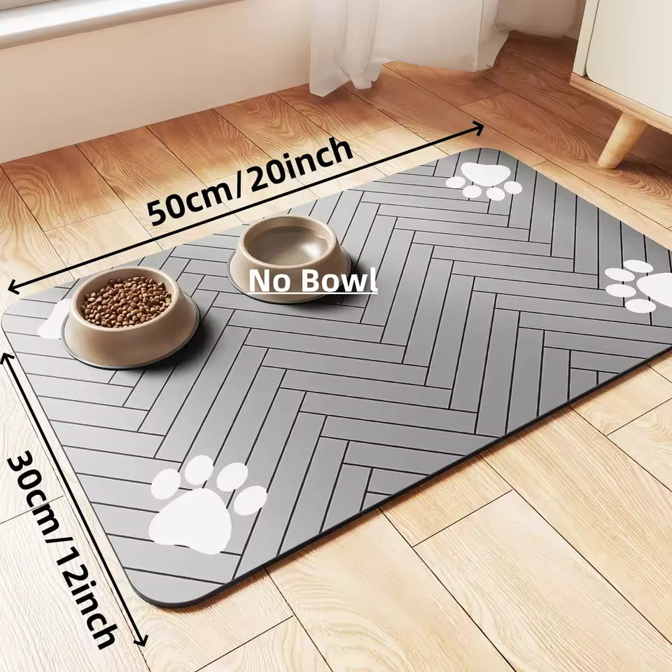 Pet Placemat for Food and Water Bowl