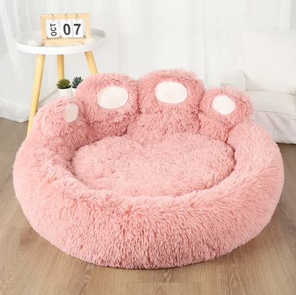 Fluffy Paw Dog Bed