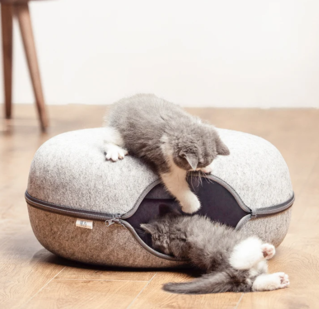 Playful Cat Tunnel Bed