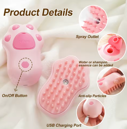 3 in 1 Pet Brush